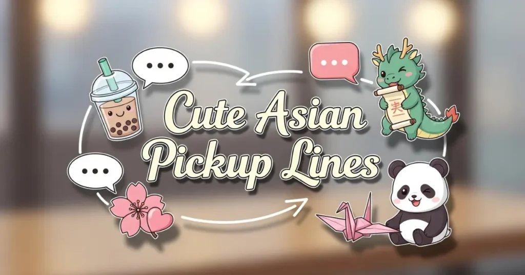 Cute Asian Pickup Lines