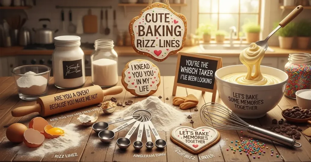 Cute Baking Rizz Lines