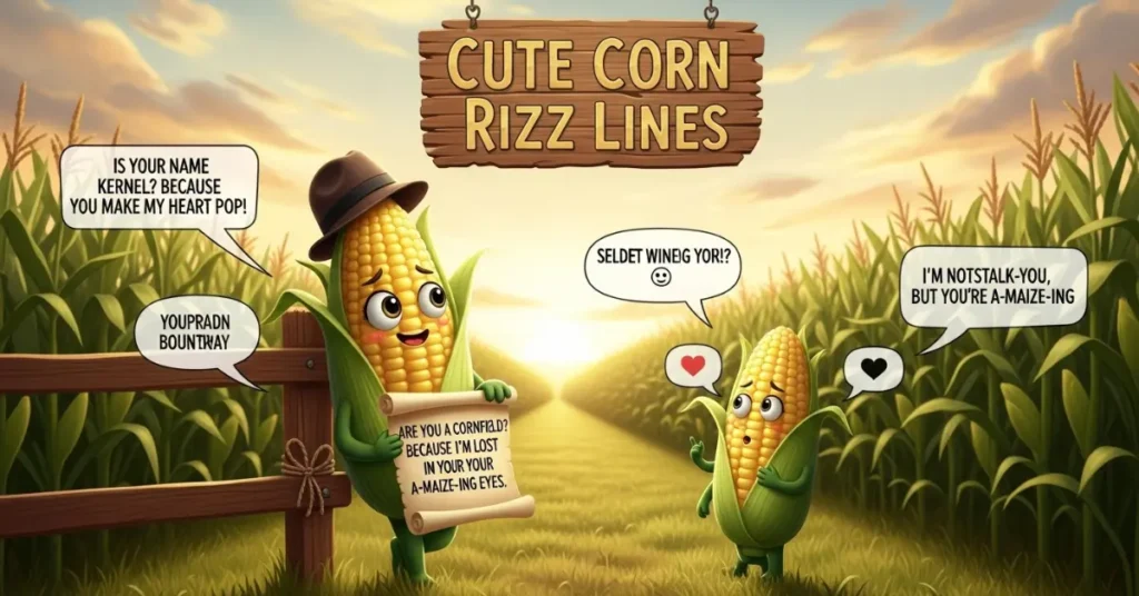 Cute Corn Rizz Lines