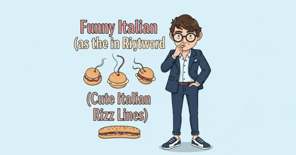 Cute Italian Rizz Lines
