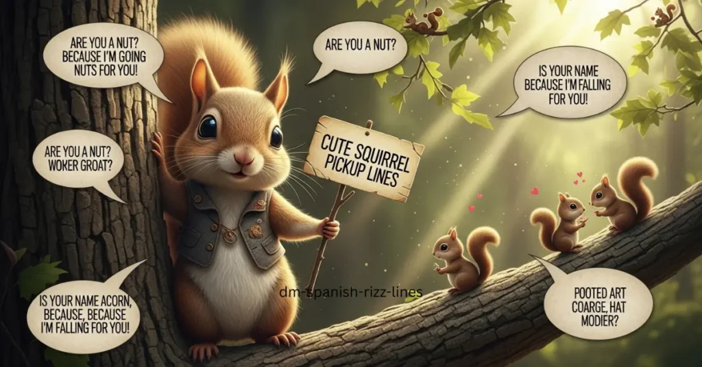 Cute Squirrel Pickup Lines