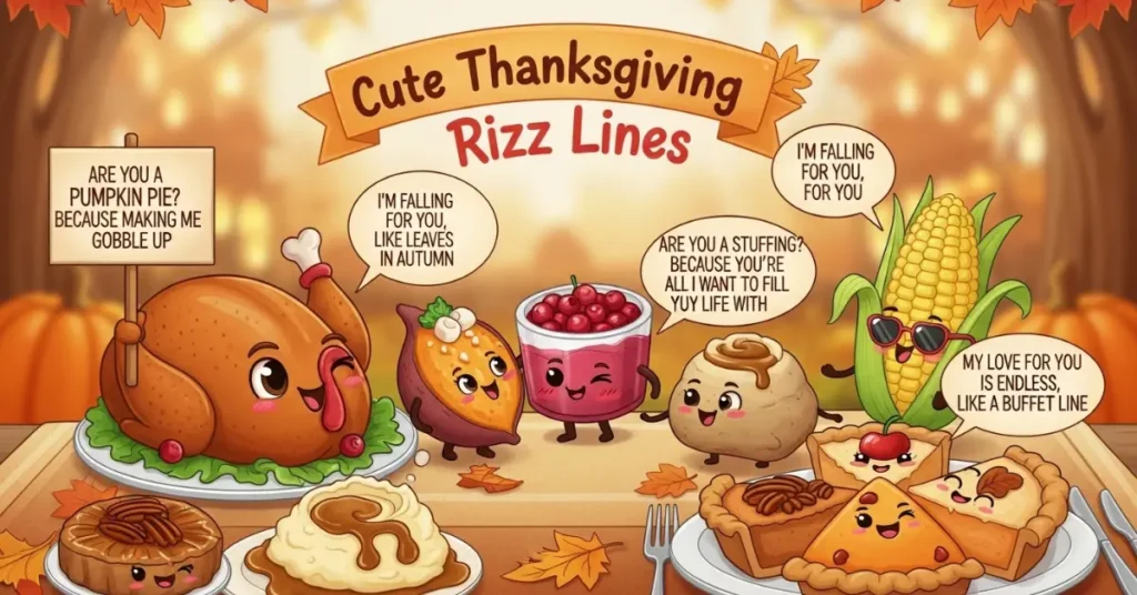 Cute Thanksgiving Rizz Lines
