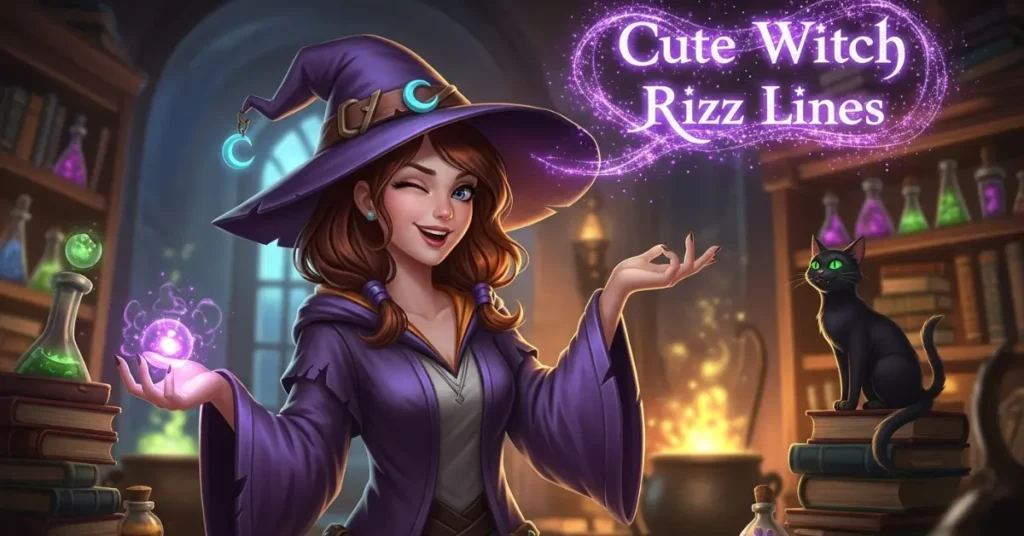 Cute Witch Rizz Lines