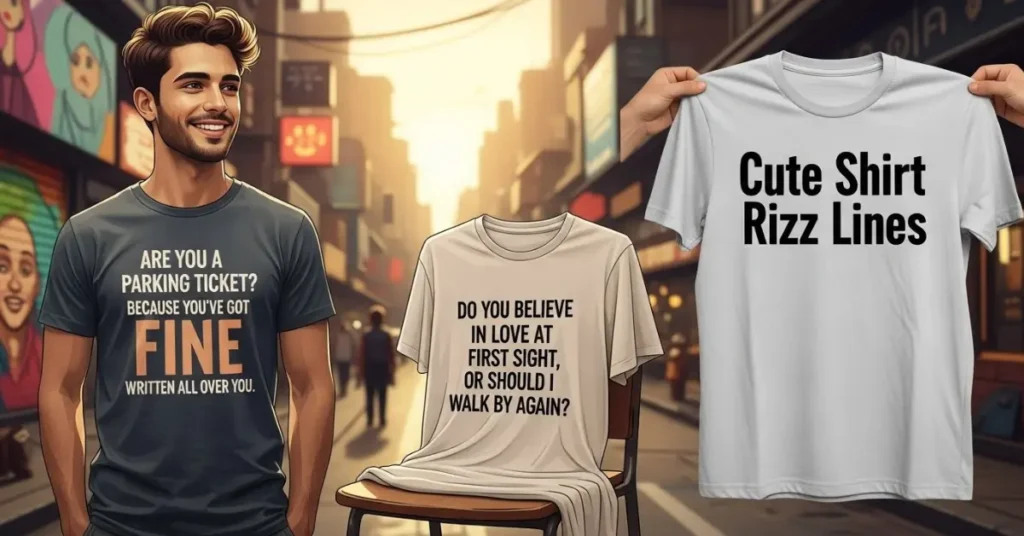 Cute Shirt Rizz Lines