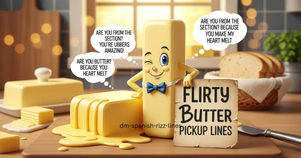 Flirty Butter Pickup Lines