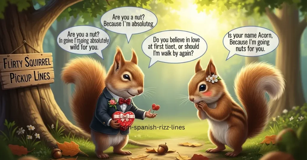 Flirty Squirrel Pickup Lines