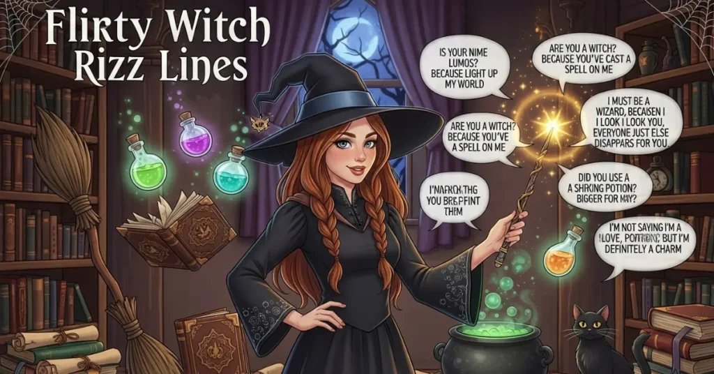Flirty Witch Rizz Lines