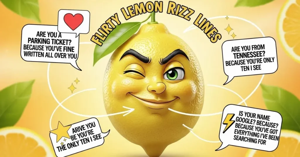 Flirty Lemon Rizz Lines