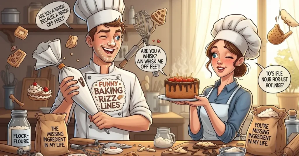  Funny Baking Rizz Lines