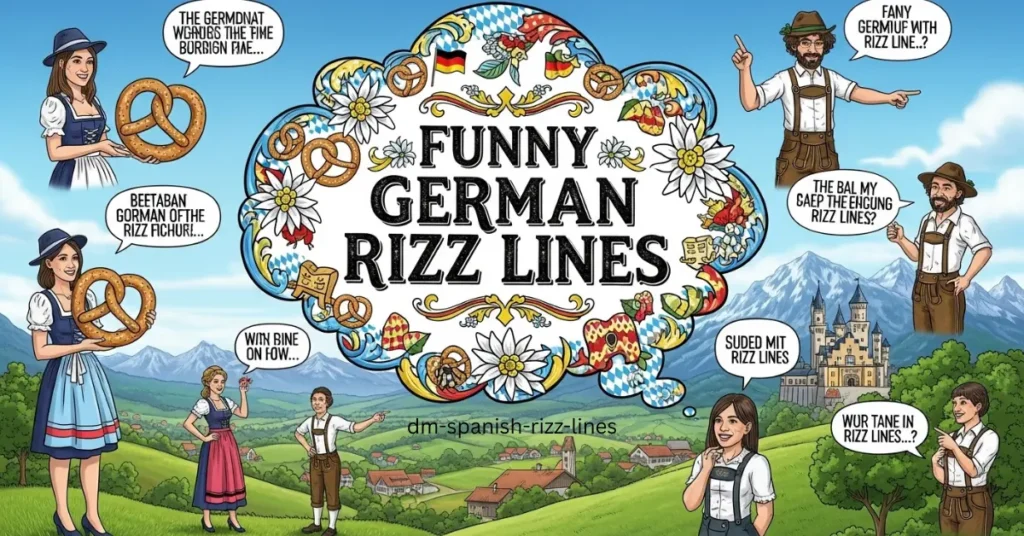  Funny German Rizz Lines