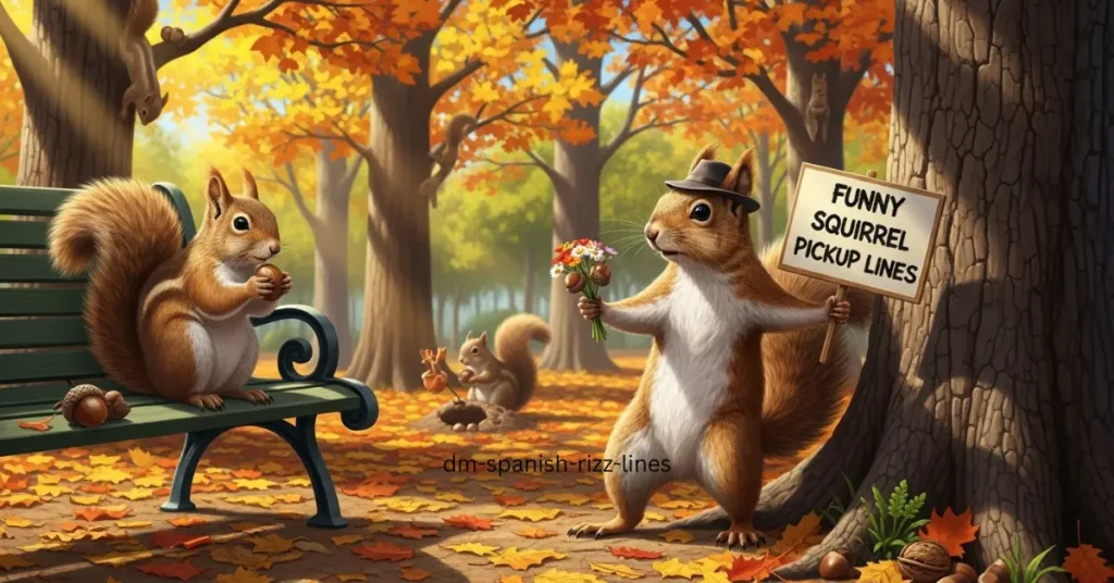 Funny Squirrel Pickup Lines