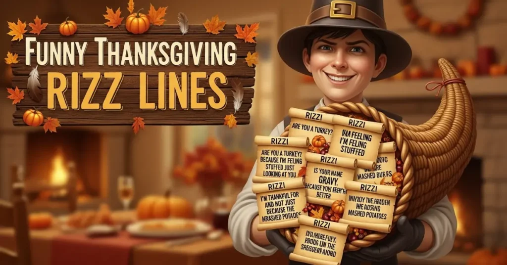 Funny Thanksgiving Rizz Lines