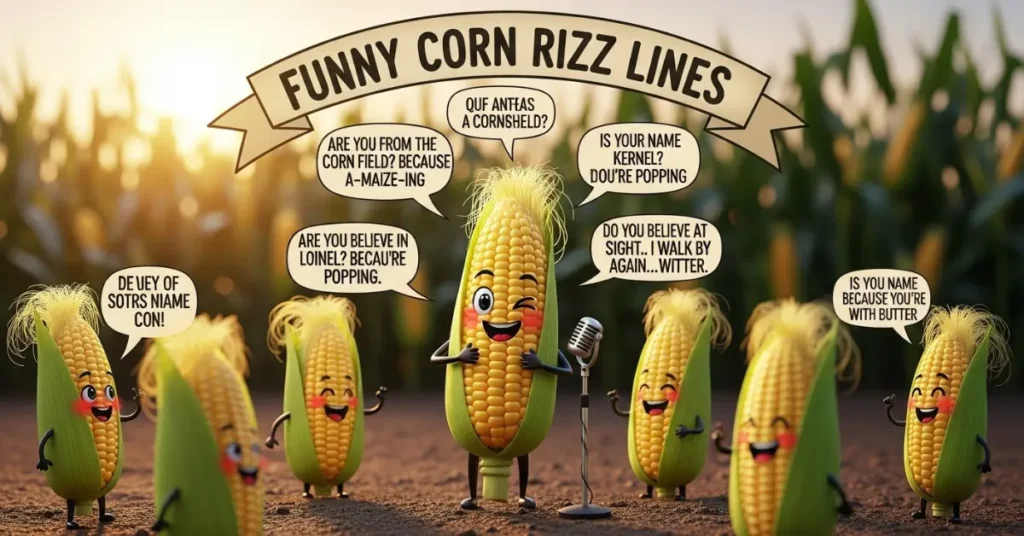 Funny Corn Rizz Lines