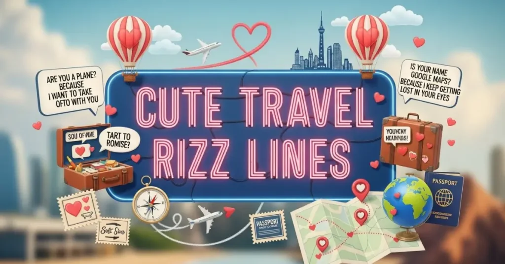  Cute Travel Rizz Lines
