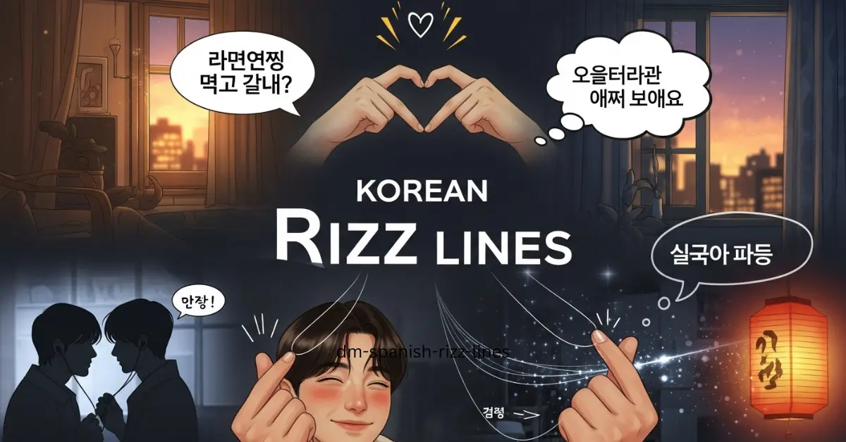 Korean Rizz Lines