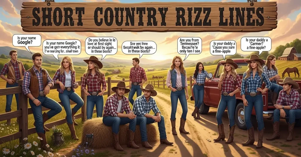 Short Country Rizz Lines
