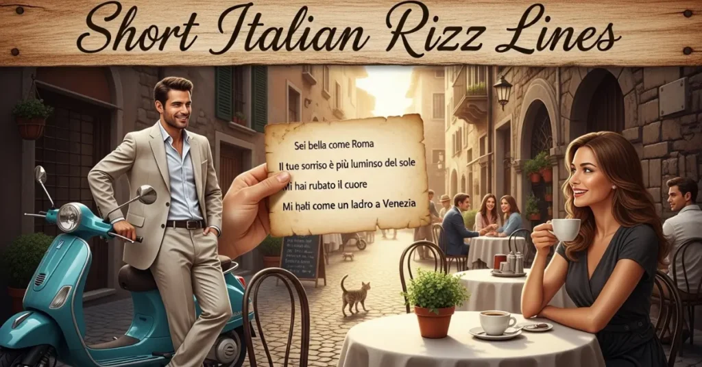 Short Italian Rizz Lines