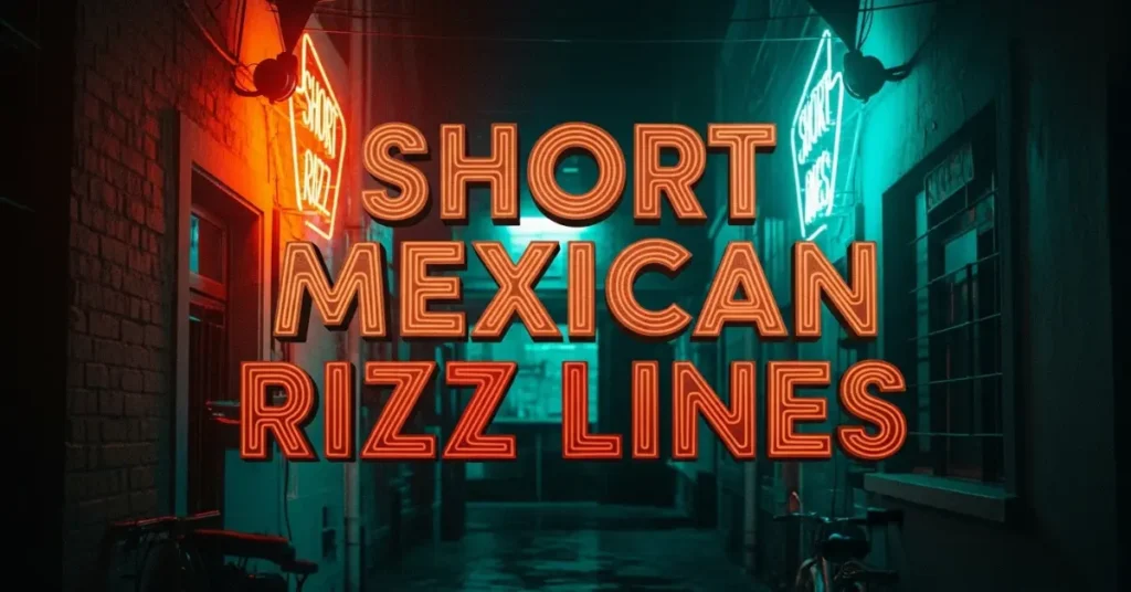 Short Mexican Rizz Lines