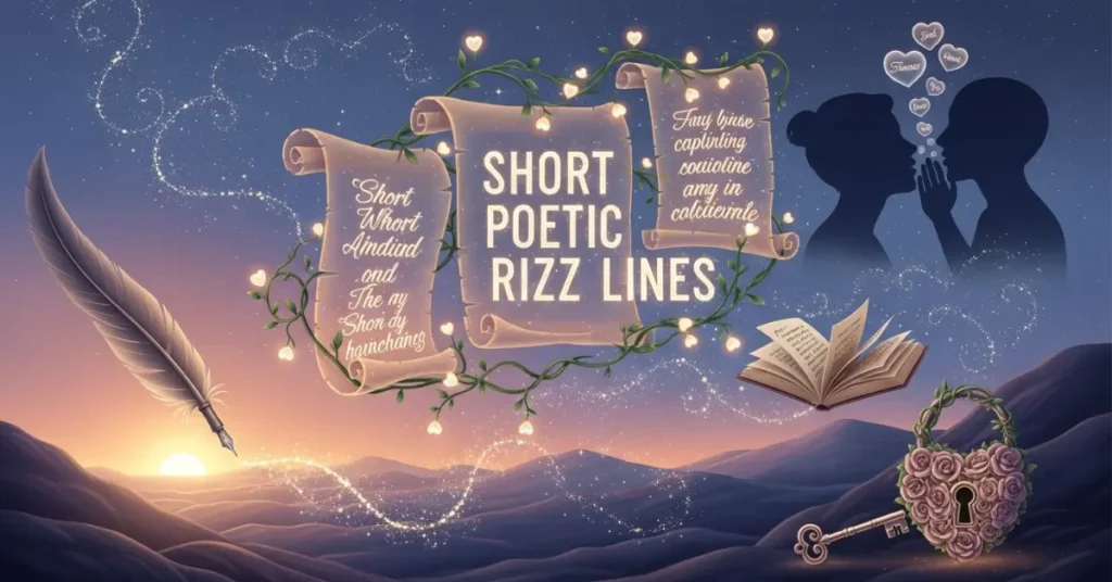Short Poetic Rizz Lines