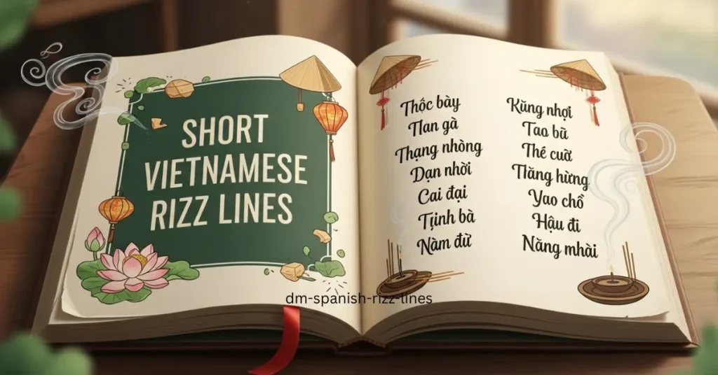 Short Vietnamese Rizz Lines