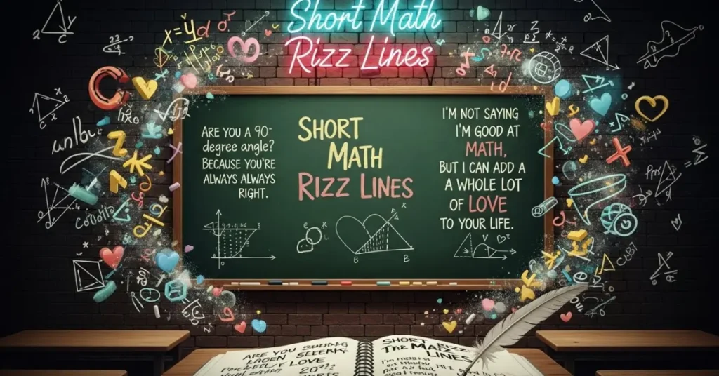 Short Math Rizz Lines