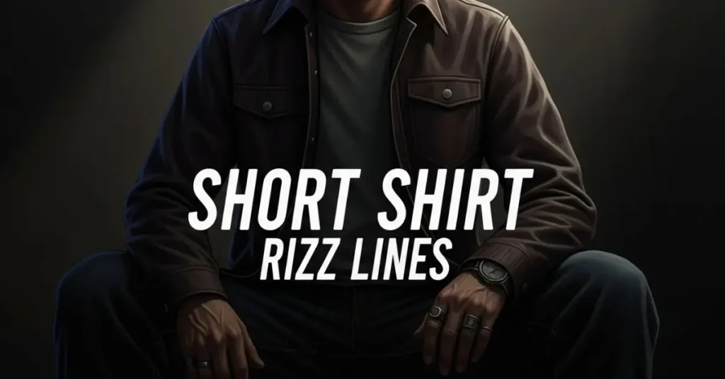 Short Shirt Rizz Lines