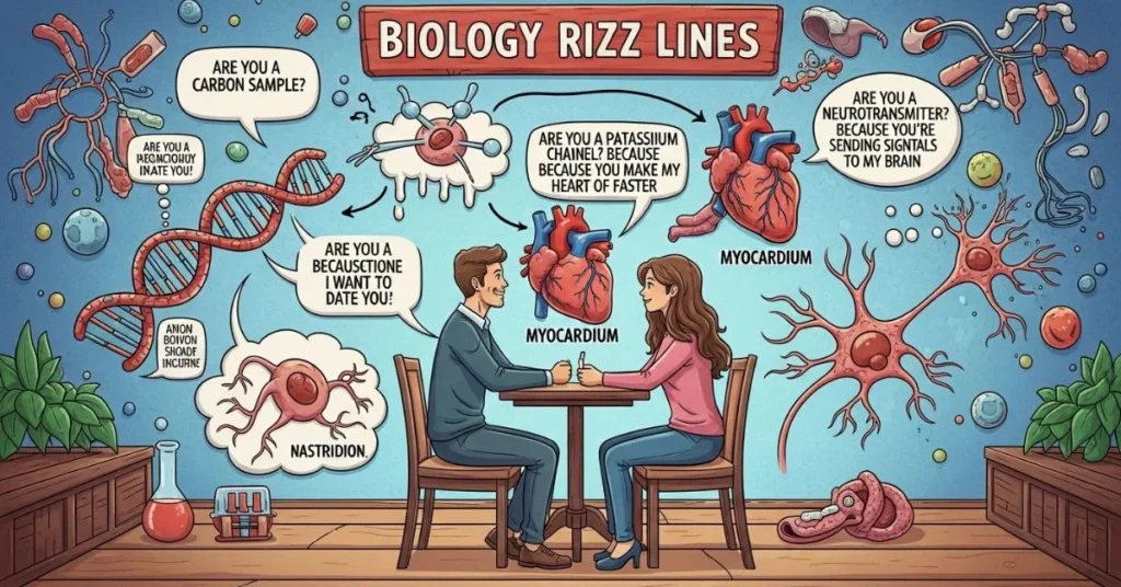 Cute Biology Rizz Lines