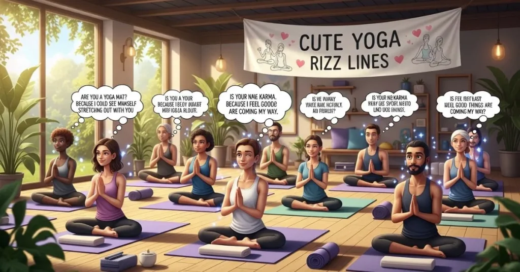 Cute Yoga Rizz Lines
