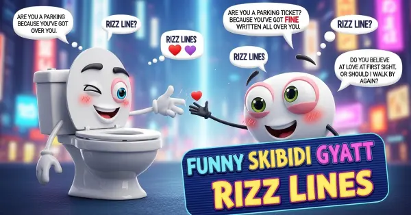 Funny Skibidi Gyatt Rizz Lines