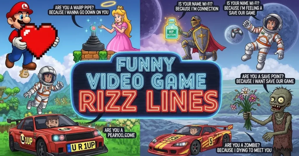 Funny Video Game Rizz Lines