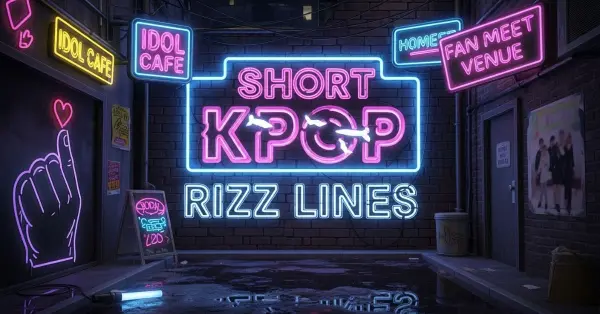 Short Kpop Rizz Lines
