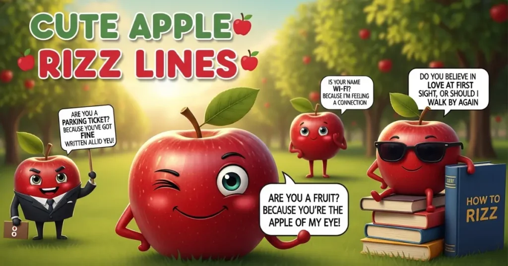 Cute Apple Rizz Lines