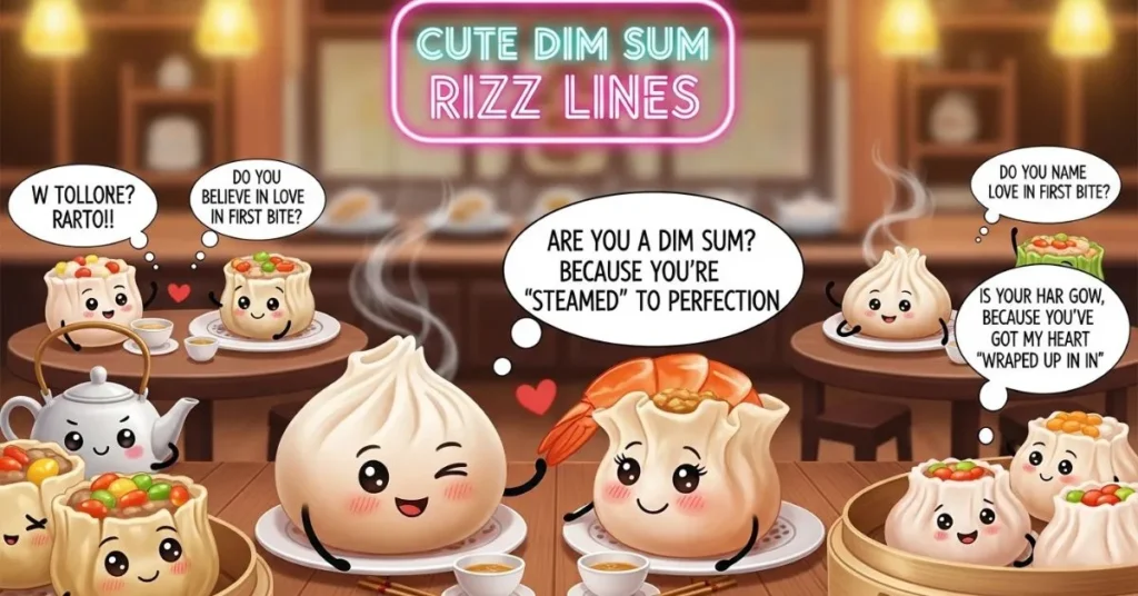  Cute Dim Sum Rizz Lines