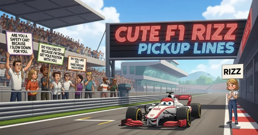Cute F1 Rizz Pickup Lines
