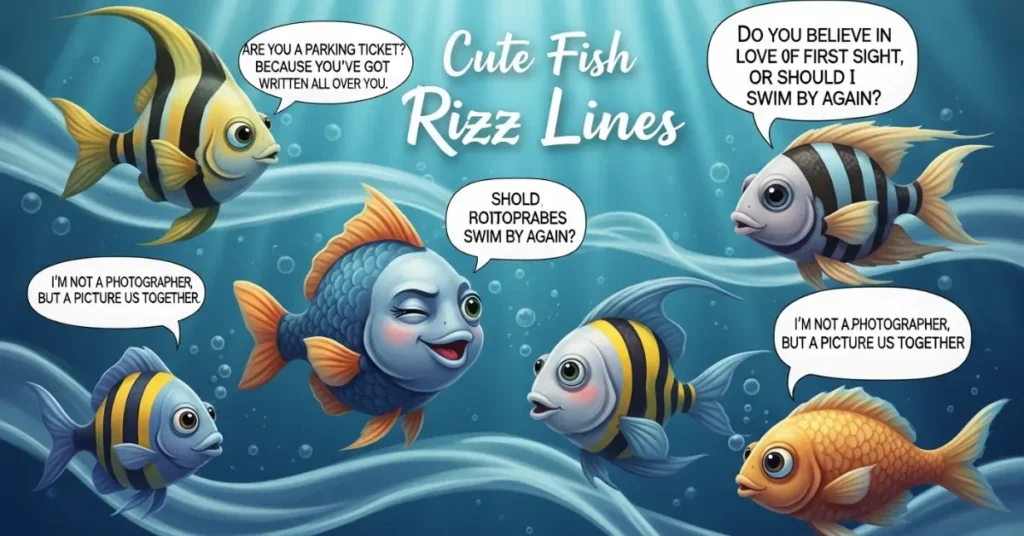 Cute Fish Rizz Lines
