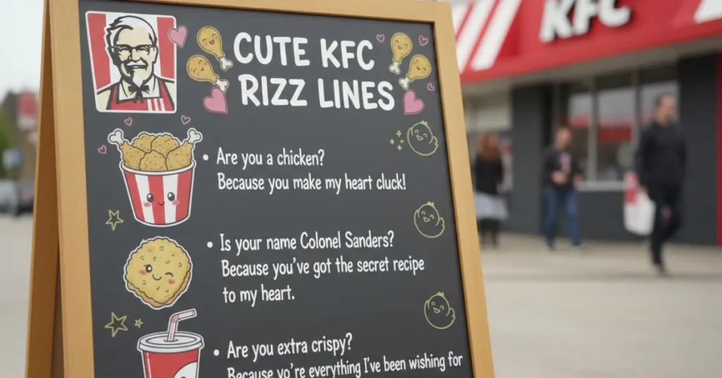 Cute KFC Rizz Lines