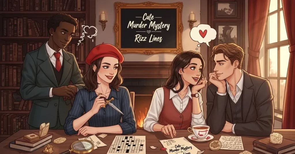 Cute Murder Mystery Rizz Lines