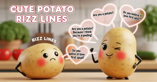 Cute Potato Rizz Lines