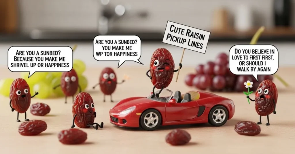 Cute Raisin Pickup Lines