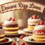 Dessert Rizz Lines