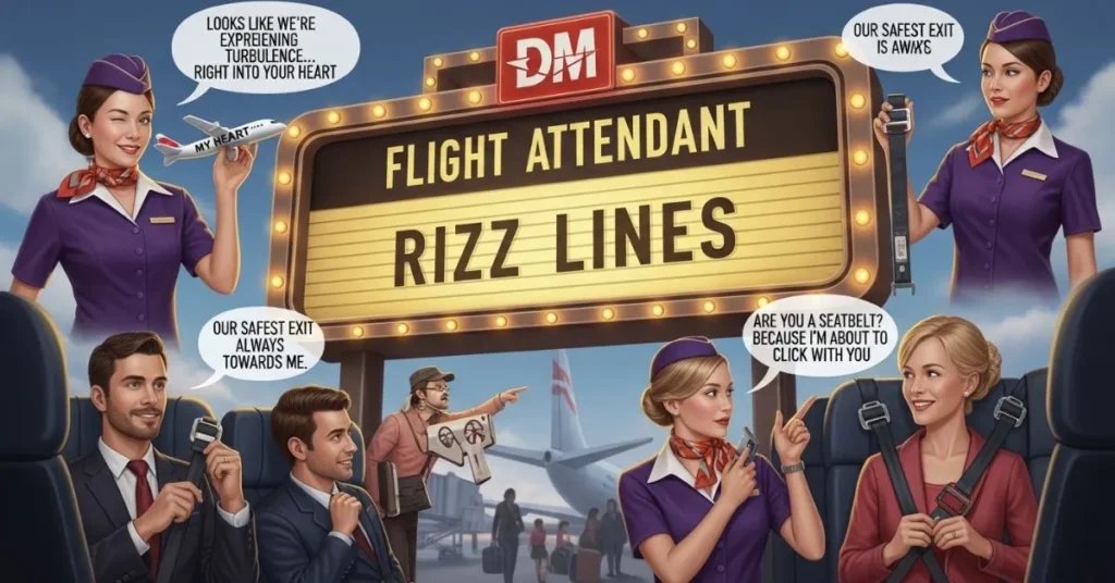 DM Flight Attendant Rizz Lines