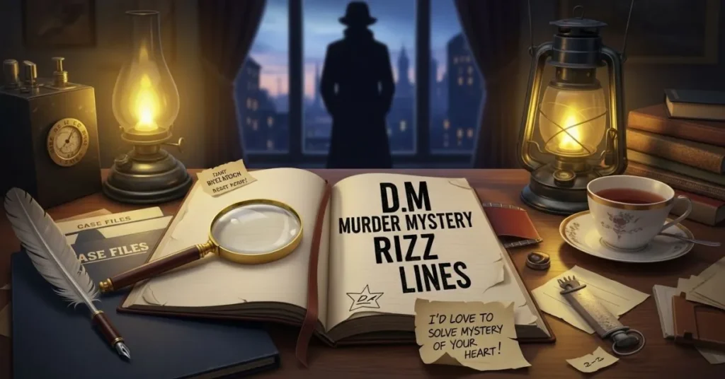 DM Murder Mystery Rizz Lines
