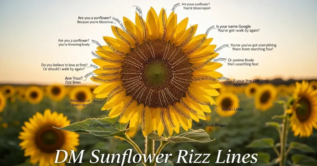 DM Sunflower Rizz Lines
