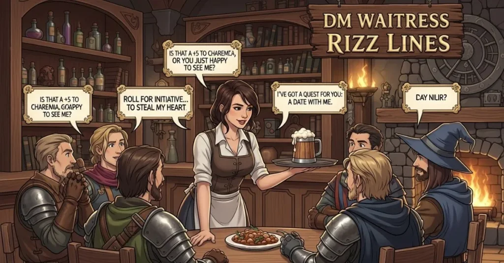 DM Waitress Rizz Lines
