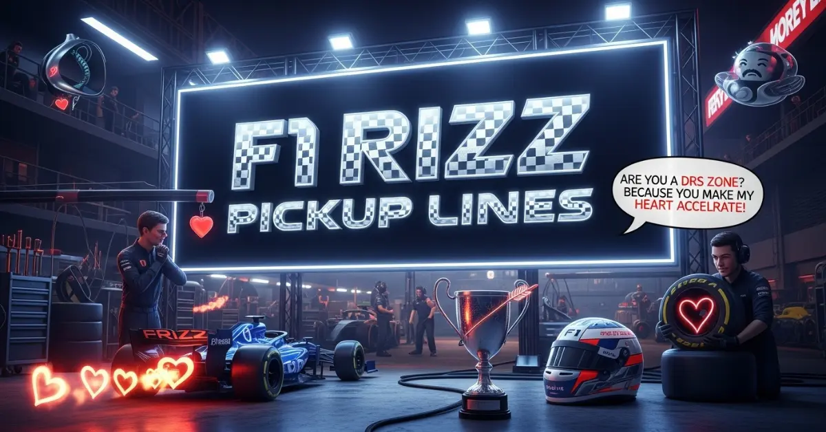 F1 Rizz Pickup Lines