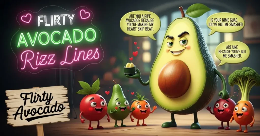 Flirty Avocado Rizz Lines