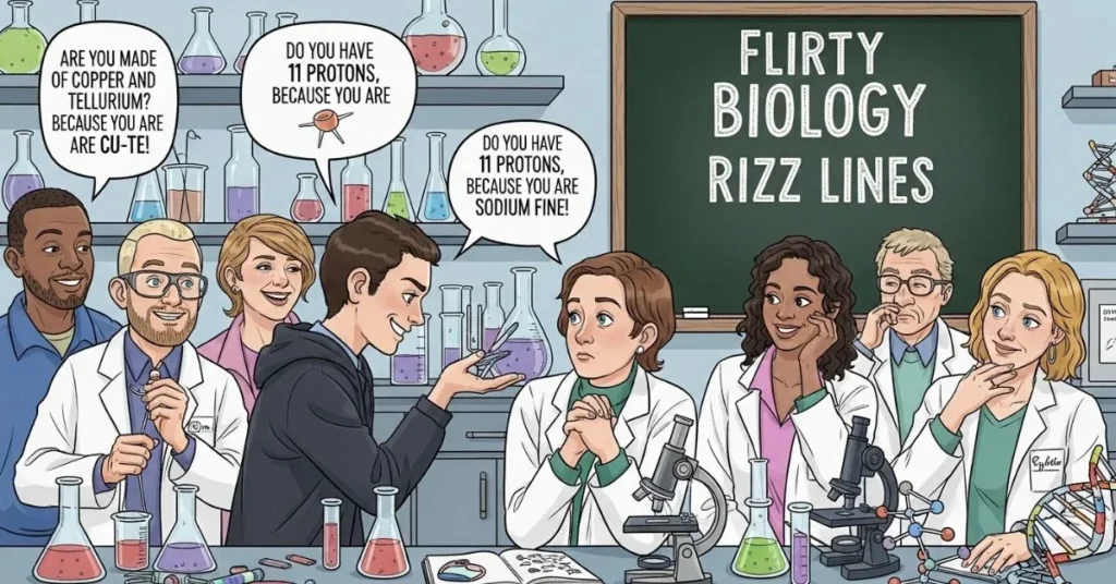 Flirty Biology Rizz Lines