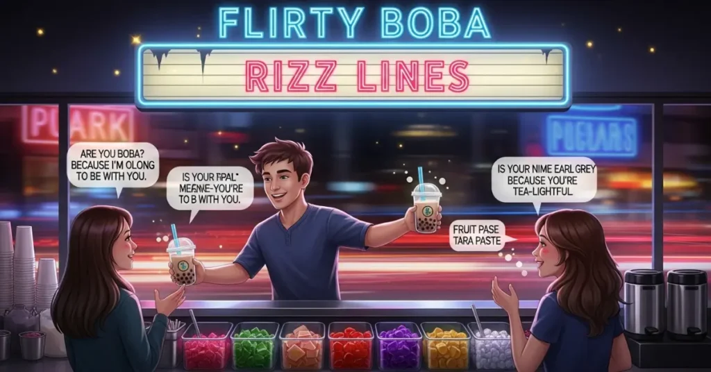 Flirty Boba Rizz Lines