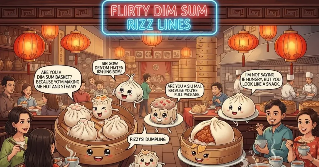 Flirty Dim Sum Rizz Lines