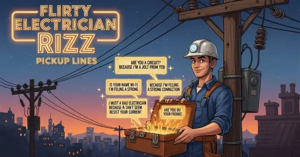 Flirty Electrician Rizz Pickup Lines